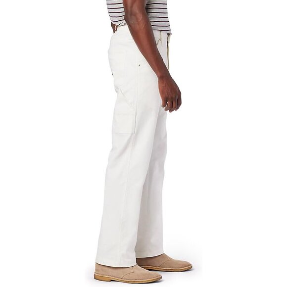 NWT Levi Strauss Signature Gold Men's Carpenter Jeans White 34x32 - Picture 2 of 5